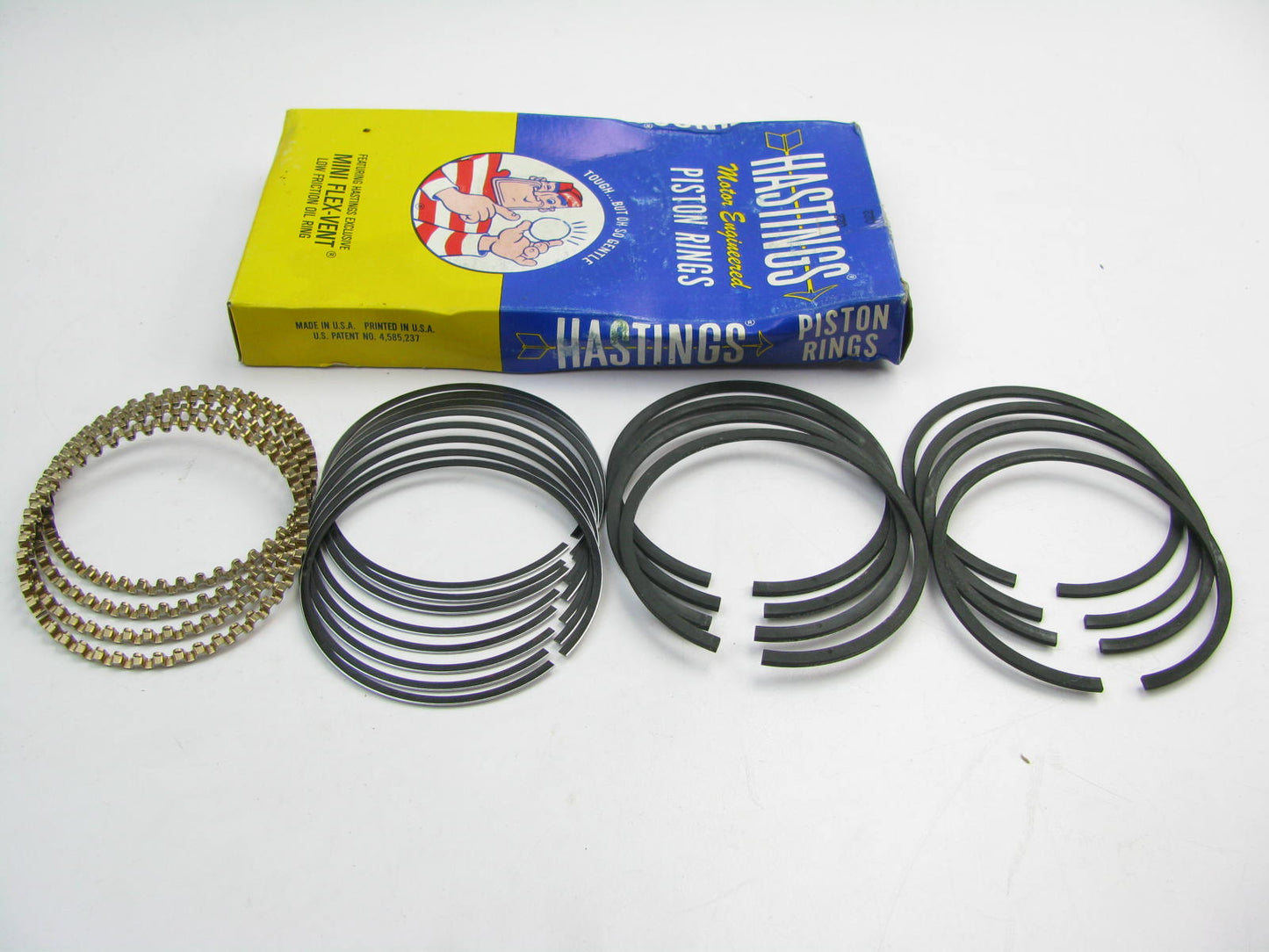 Hastings 4490 Engine Piston Rings Standard For 1978-1983 VW Audi 1.5L 1.6L 1.7L