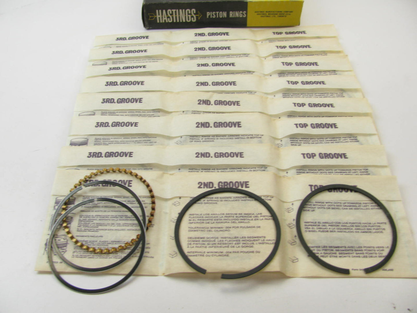 Hastings 5499 Engine Piston Rings STD 1976-1994 GM 5.0L 305 V8