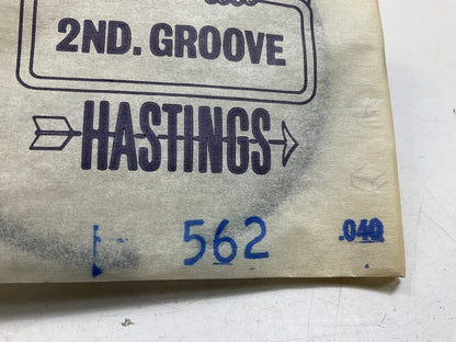 Hastings 562-040 Engine Piston Rings .040'' 1954-1955 Ford 239 W/ 3 Ring Piston