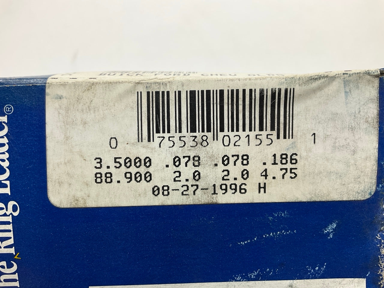 Hastings 582 Engine Piston Rings - Standard 1960-1972 Ford Mercury 144 170-L6