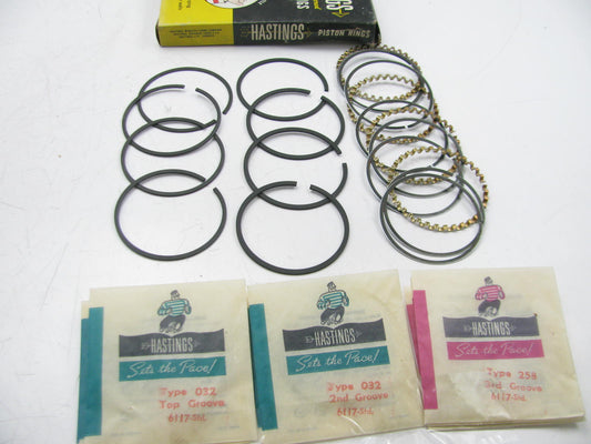 Hastings 6117 -STD Piston Rings Set 76-77 VW Dasher Rabbit HI-PO Piston