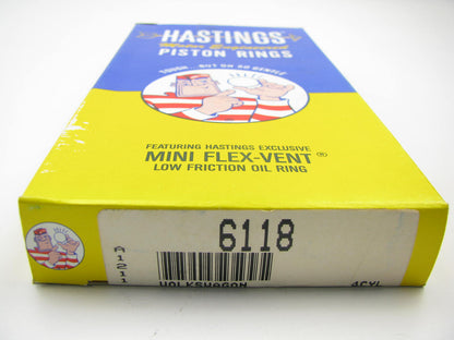 Hastings 6118 Engine Piston Ring Set STANDARD - 1975-1980 Audi Volkswagen 1.6L