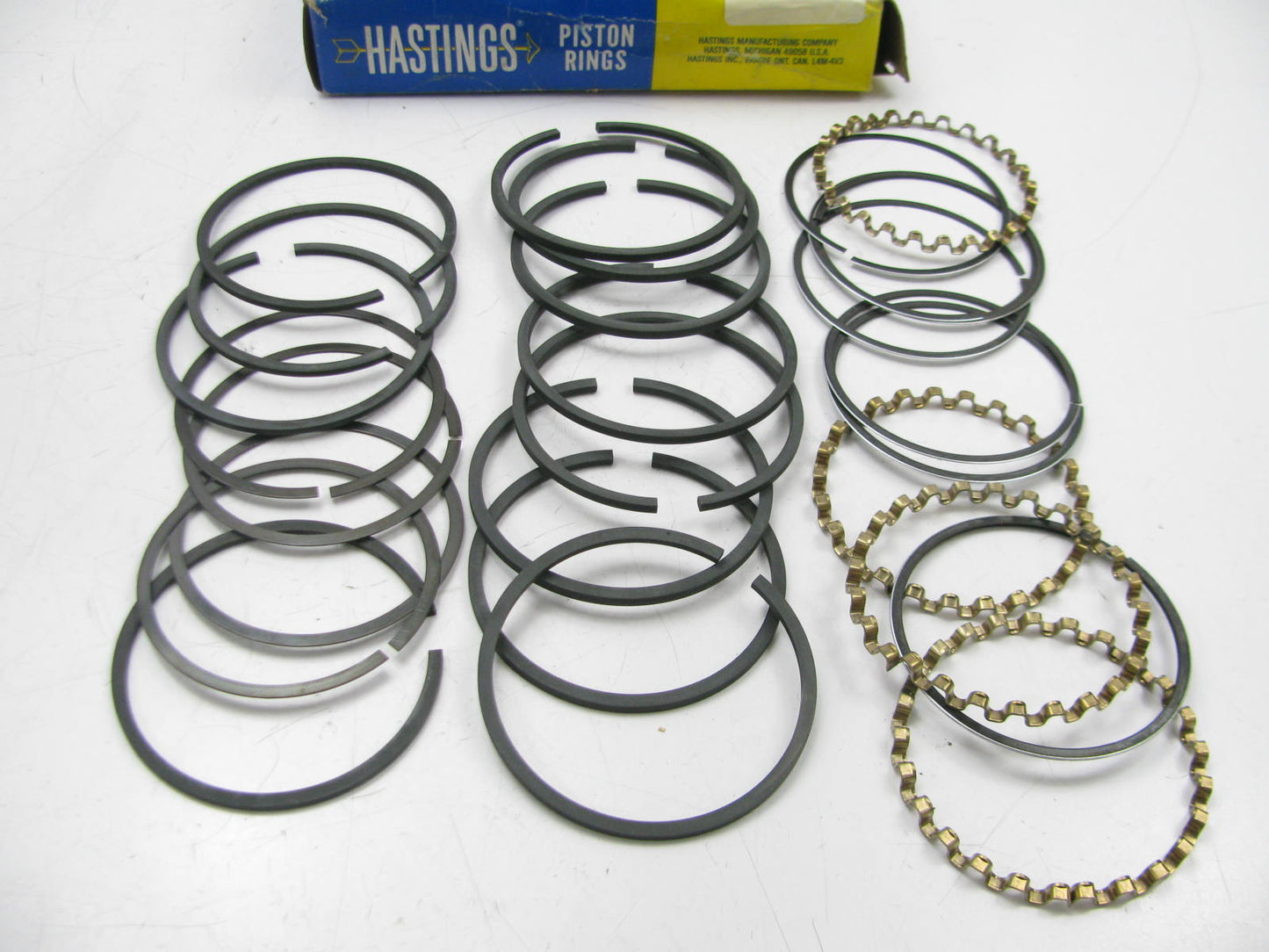 Hastings 6594 Engine Piston Rings - Standard For Continental F135