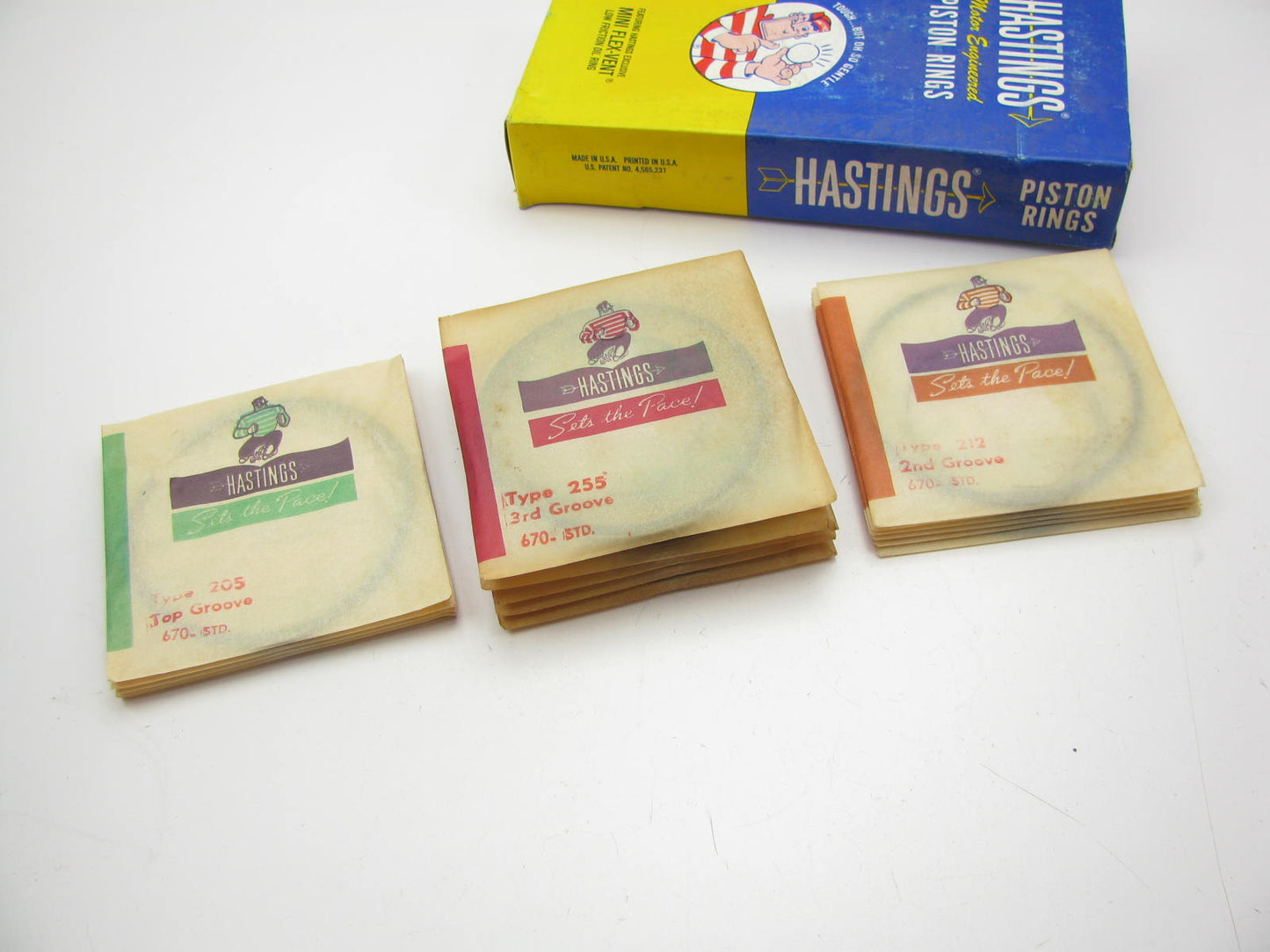 Hastings 670 Engine Piston Rings - Standard 1968-1970 Chevy GMC 250-L6