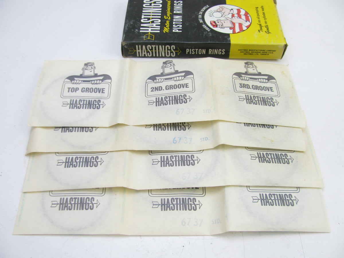 Hastings 6737 Piston Rings - Standard 1962-69 Triumph Herald 1200, Spitlire