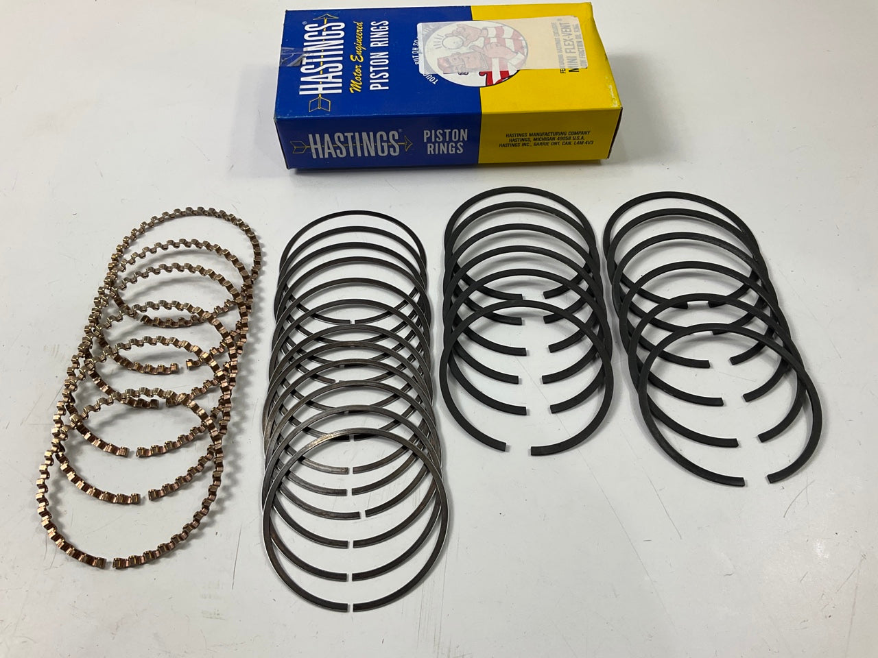 Hastings 834 Engine Piston Rings - Standard For 1962-1966 Jeep Tornado 230-L6