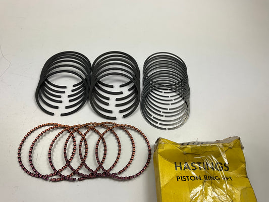 Hastings 9100 Engine Piston Rings - Standard For 1972-1974 Mercury Capri 2.6L-V6