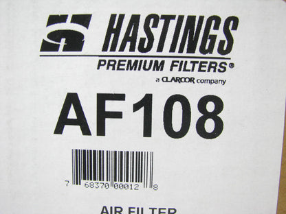 Hastings AF108 Engine Air Filter