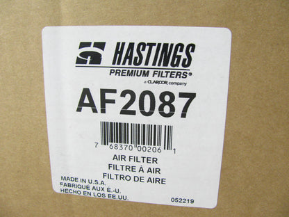 (2) Hastings AF2087 Engine Air Filters PAIR, Replaces CA6319 46854 A85087 AF1921