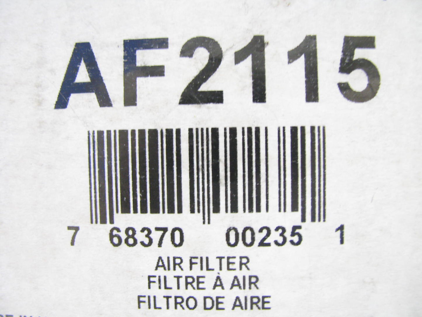 Hastings AF2115 Outer Air Filter For John Deere Equipment