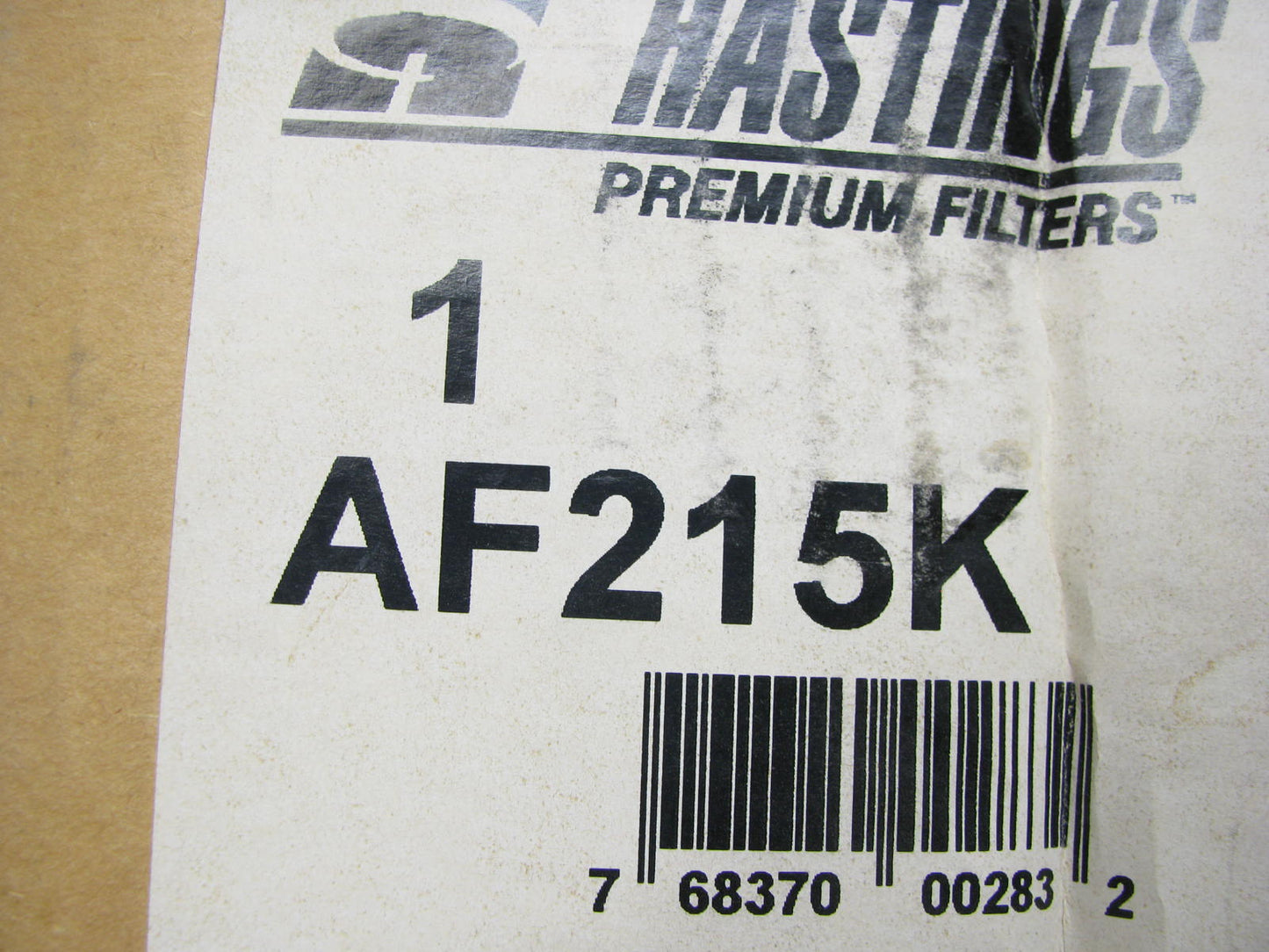 Hastings AF215K Air Filter Replaces FA117 10545 LAF511AB P111511 AF423KM
