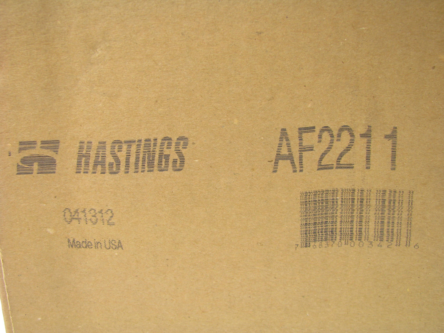Hastings AF2211 Air Filter Replaces: 46589 A65010 LAF4511 AF25138M P532510 88589