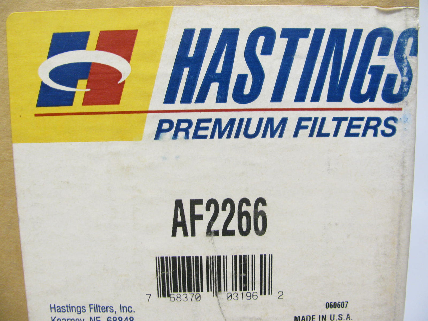 Hastings AF2266 HD Metal-End Air Filter - Inner