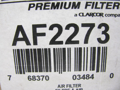 Hastings AF2273 Air Filter Replaces CA8455SY 42456 P606959 PA2861 93456 87456
