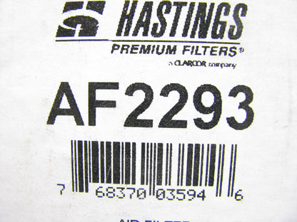 (2) Hastings AF2293 Air Filter Replaces 46672 A65973 6672 AF25556 LAF9332