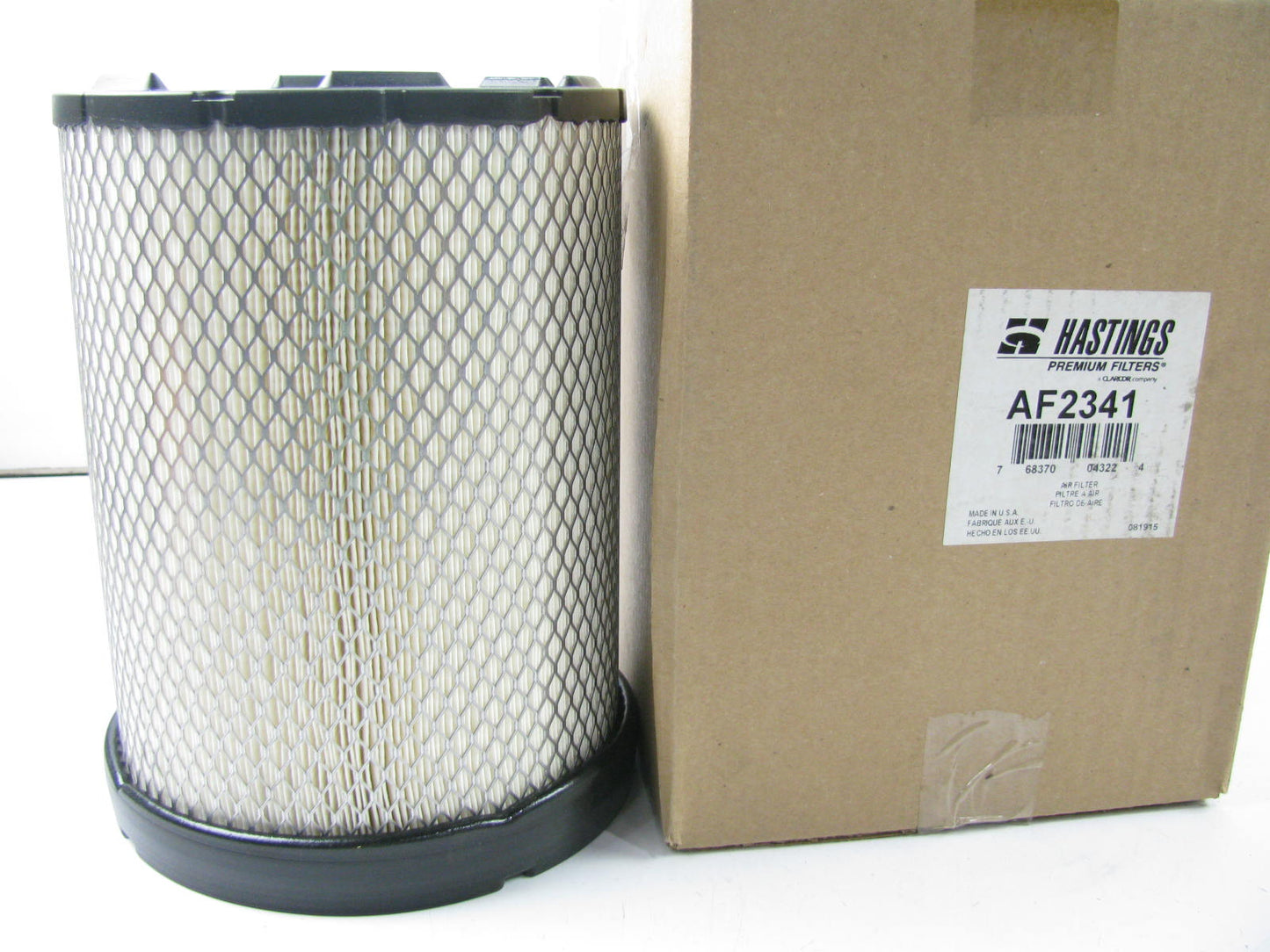 Hastings AF2341 Inner Air Filter For MX180 MX200 MX210 MX220 Tractors -  49152