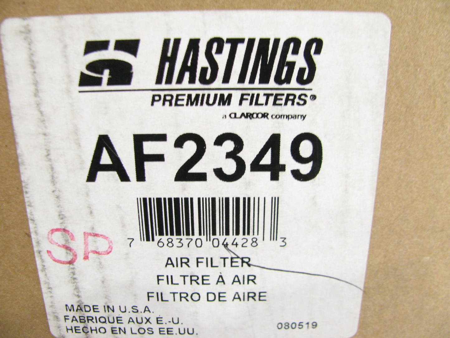 Hastings AF2349 Engine Air Filter For 1995-2010 Mack LE 1990-07 MR 2008-18 MRU