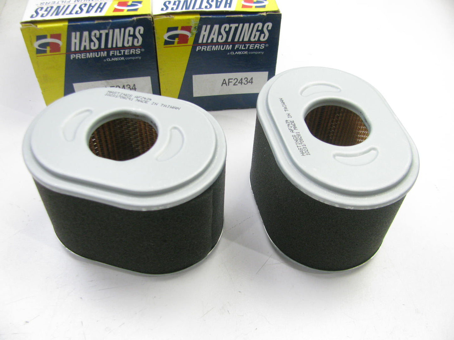 (2) Hastings AF2434 Air Filters 42323 AF25472 PA4820 87323 For Honda GX160 GX200