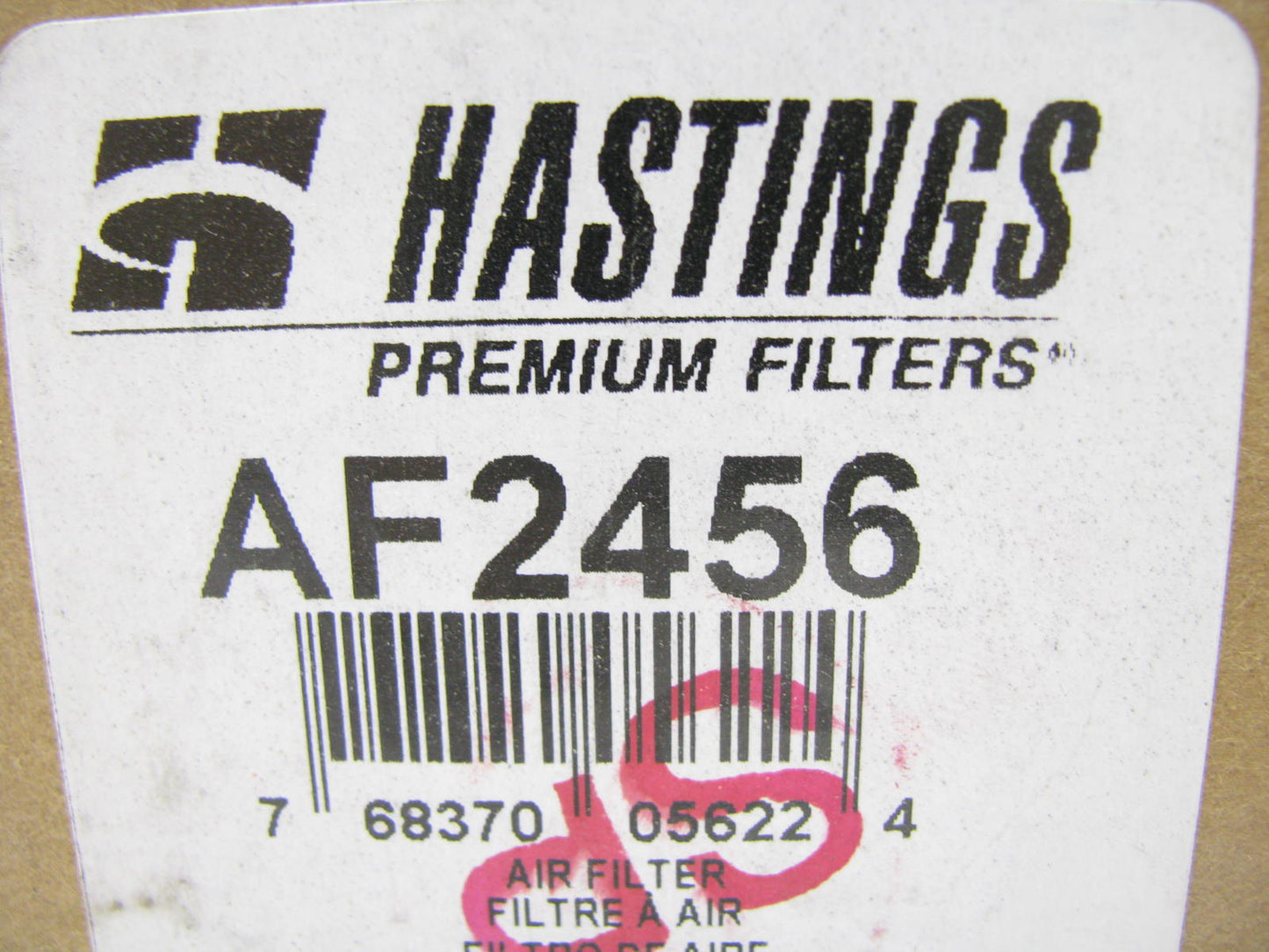 Hastings AF2456 Air Filter For CAT Bomag Gehl JCB Kubota Terex