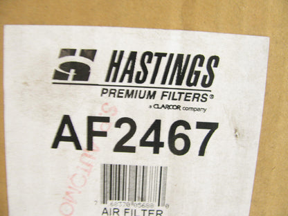 Hastings AF2467 Air Filter For John Deere Excavators, GVM, Hagie Sprayers