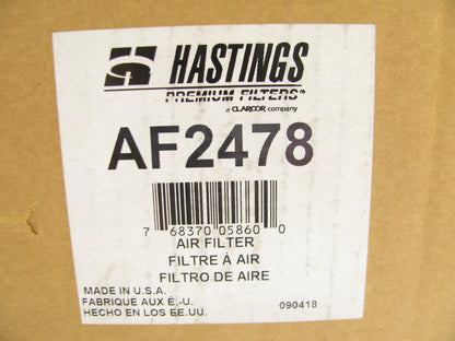 Hastings AF2478 Outer Air Filter For I-R, Komatsu, JCB, Liebherr