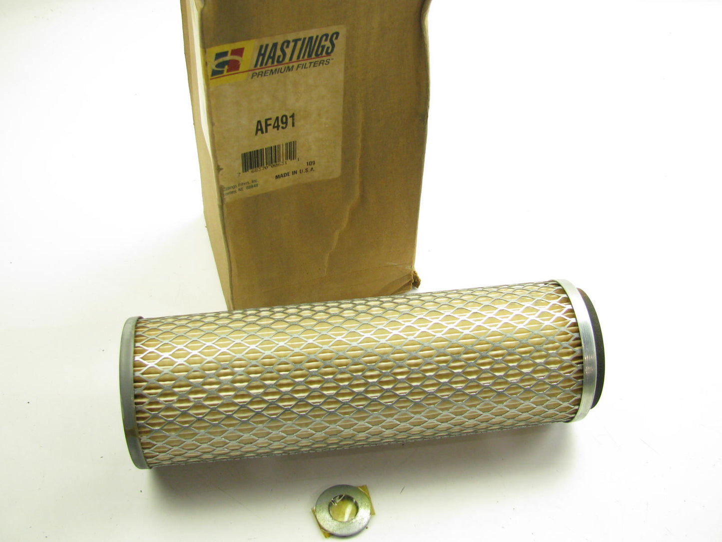 Hastings AF491 Air Filter - HD Metal-End Air Filter - Inner Replaces CA3659SY