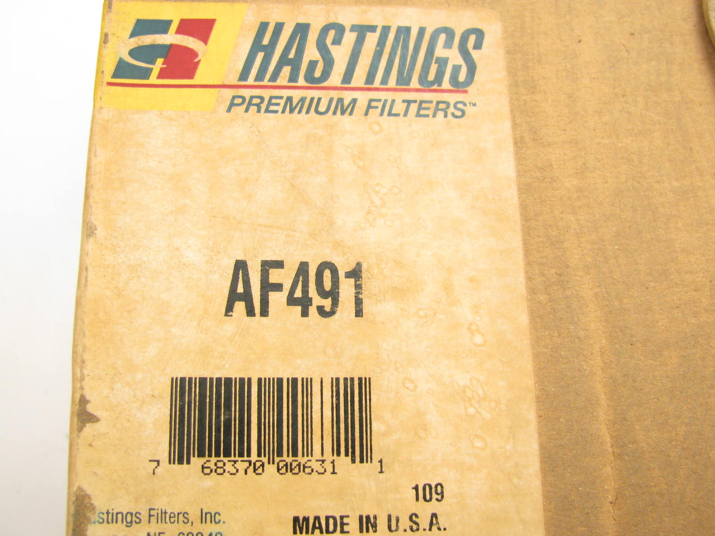 Hastings AF491 Air Filter - HD Metal-End Air Filter - Inner Replaces CA3659SY