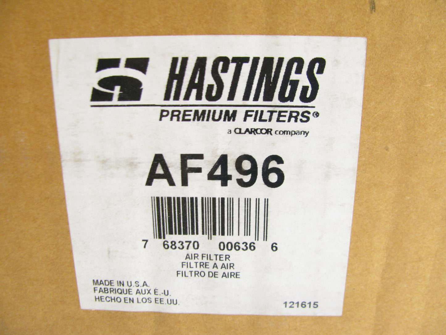 Hastings AF496 Air Filter Replaces CA226SY 42336 A52928 AF496 AF959 P158669