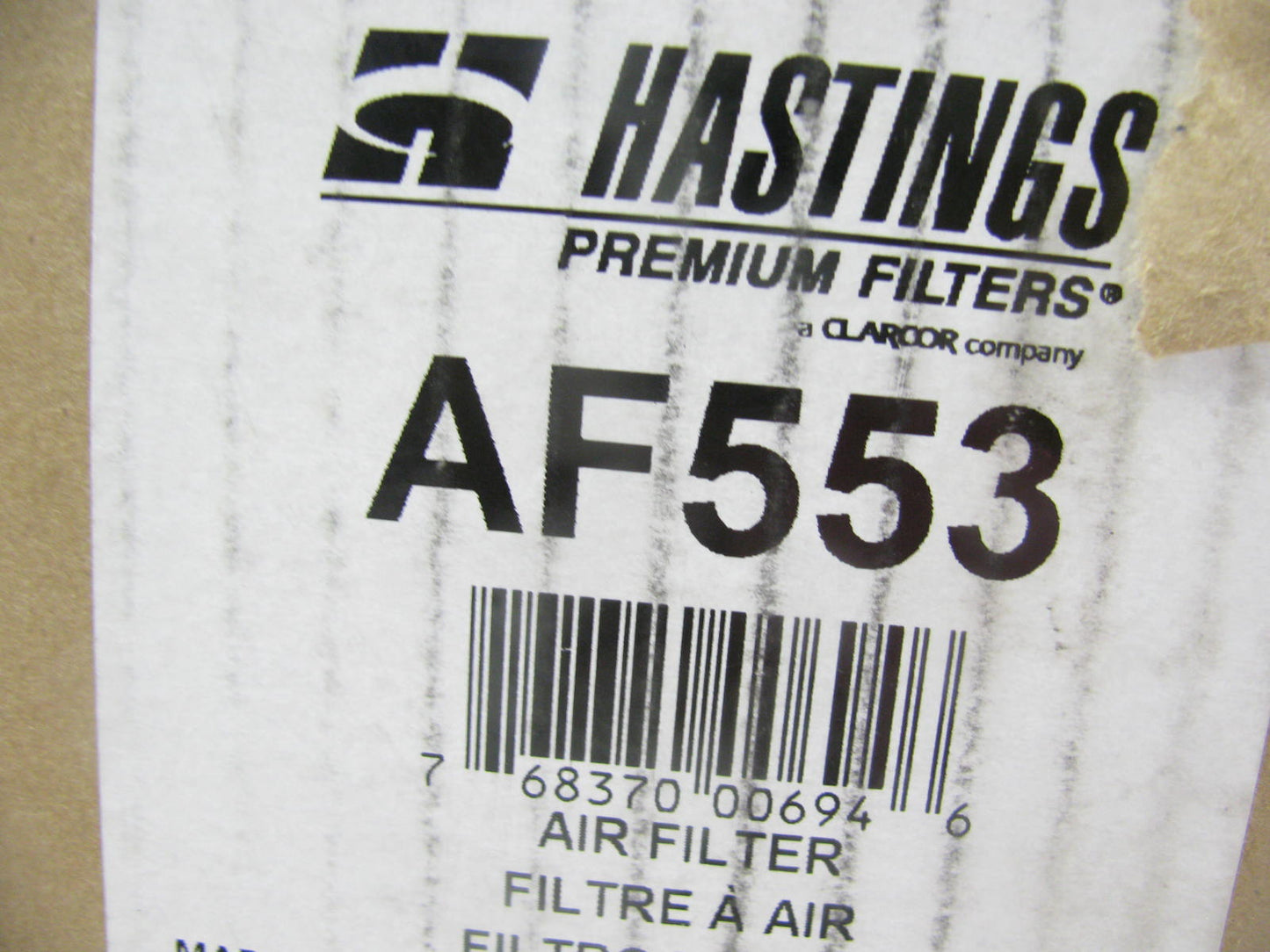 Hastings AF553 Air Filter Replaces CA6322 42263 LAF1959 P131395 PA2466 A1073C