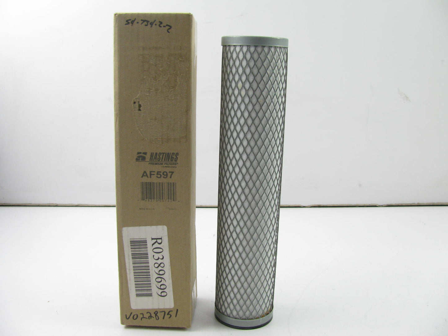 Hastings AF597 Inner Air Filter Replaces CA4262SY 46534 A64428 AF1835 LAF3710