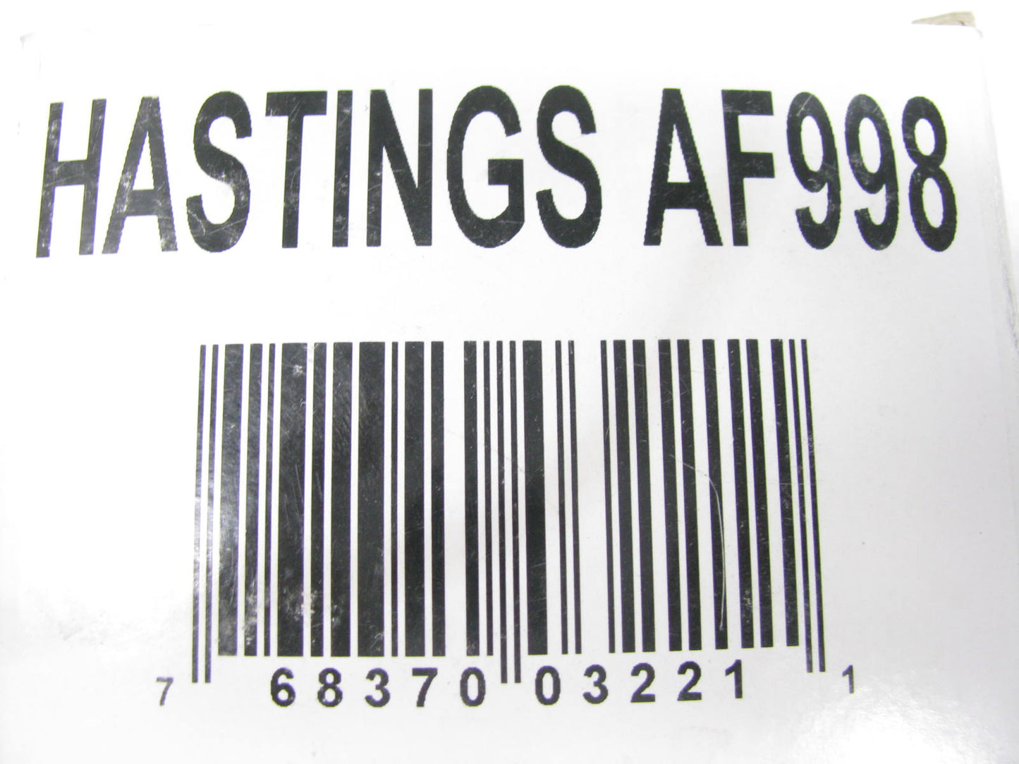 Hastings AF998 Air Filter Replaces 42723 LAF2549 PA2256 A2090C AF25508