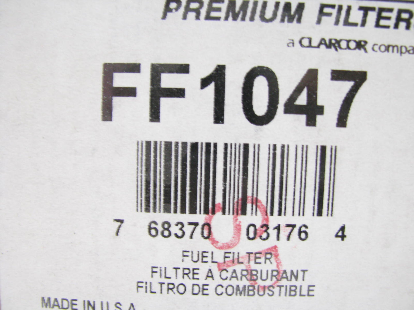 Hastings FF1047 Dispensing Pump Fuel Filter Replaces PS11833 24849 FS1285 BF1239