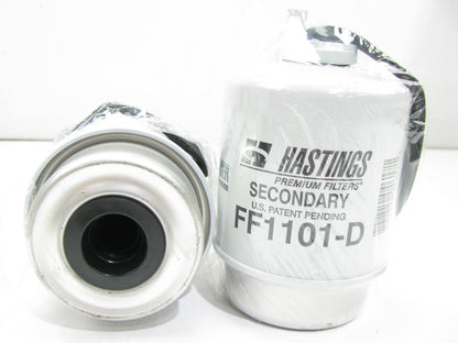 (2) Hastings FF1101-D Diesel Fuel Water Separator Filter Replaces PS7407A 33759