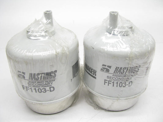 (2) Hastings FF1103-D Diesel Fuel Water Separator Filter Replaces PS7407A 33759