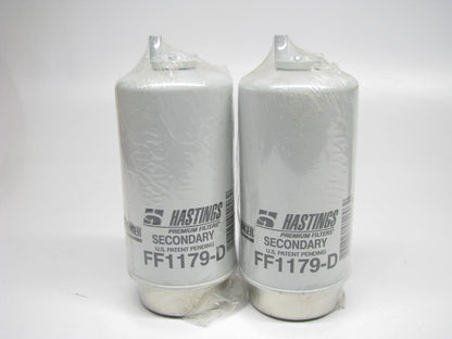 (2) Hastings FF1179-D Fuel Filter For Komatsu Forestry