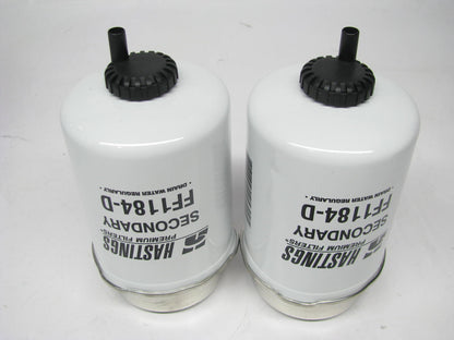 (2) Hastings FF1184-D Diesel Fuel Water Separator Filter Replaces PS10791 33752