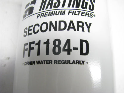 (2) Hastings FF1184-D Diesel Fuel Water Separator Filter Replaces PS10791 33752