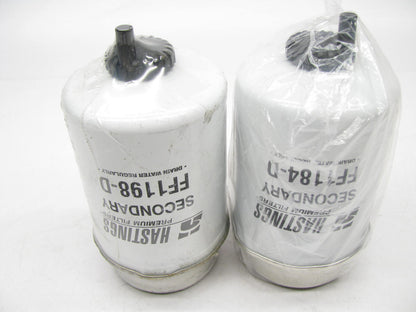 (2) Hastings FF1198-D Diesel Fuel Water Separator Filter Replaces PS10974 33739