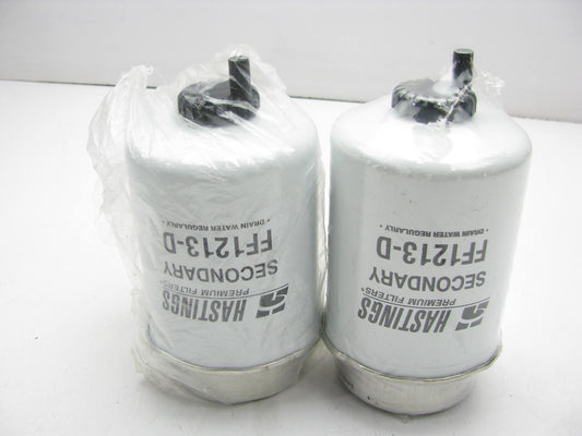 (2) Hastings FF1213-D Diesel Fuel Water Separator Filters