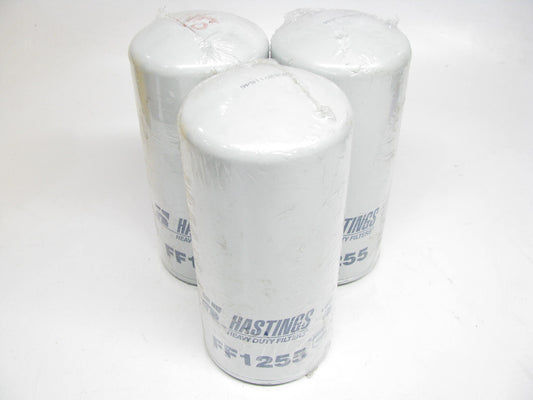 (3) Hastings FF1255 Fuel Filter For Fendt Tractors; Volvo Equipment