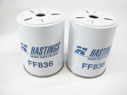 (2) Hastings FF836 Fuel Filter Replaces C4163 33196 F57783 FF4052 P779330 86196