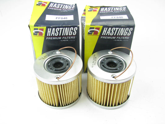 (2) Hastings FF848 Fuel Filter Replaces CS5043 33796 33795 F53148 FS20102 PF598