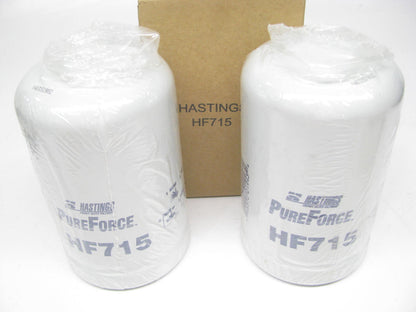 (2) Hastings HF715 Hydraulic Oil Filters Replaces P6875 51450 BT8845 HF6566