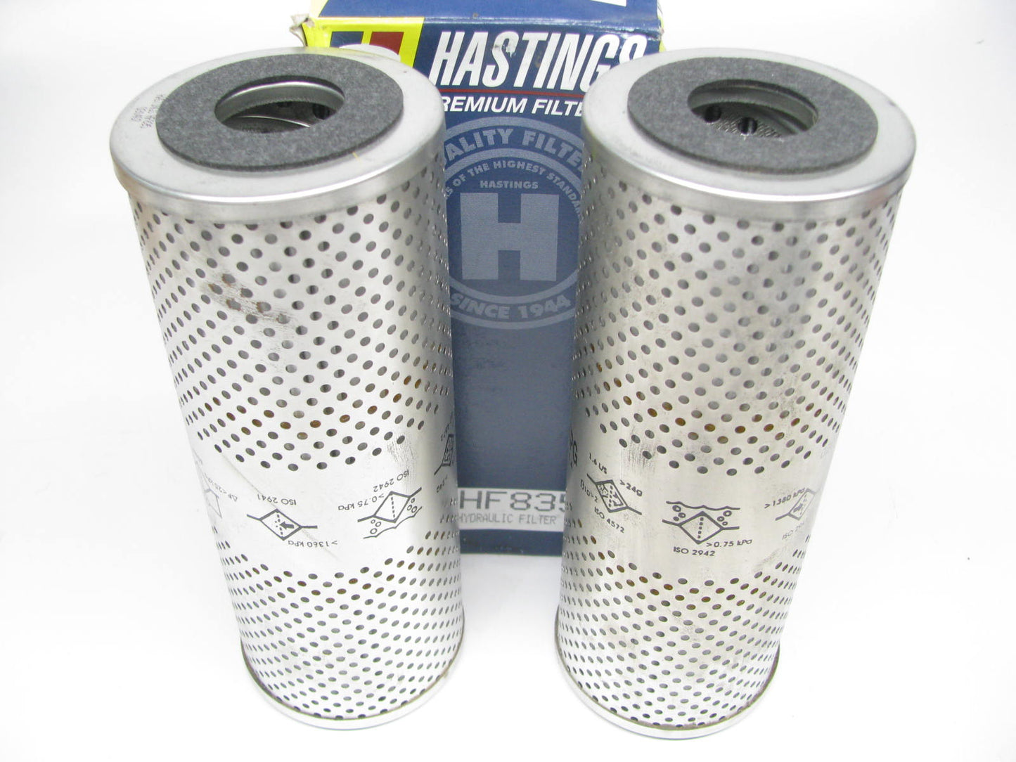 (2) Hastings HF835 Hydraulic Oil Filter Replaces PT445-MPG 85598 P167847 HF6208