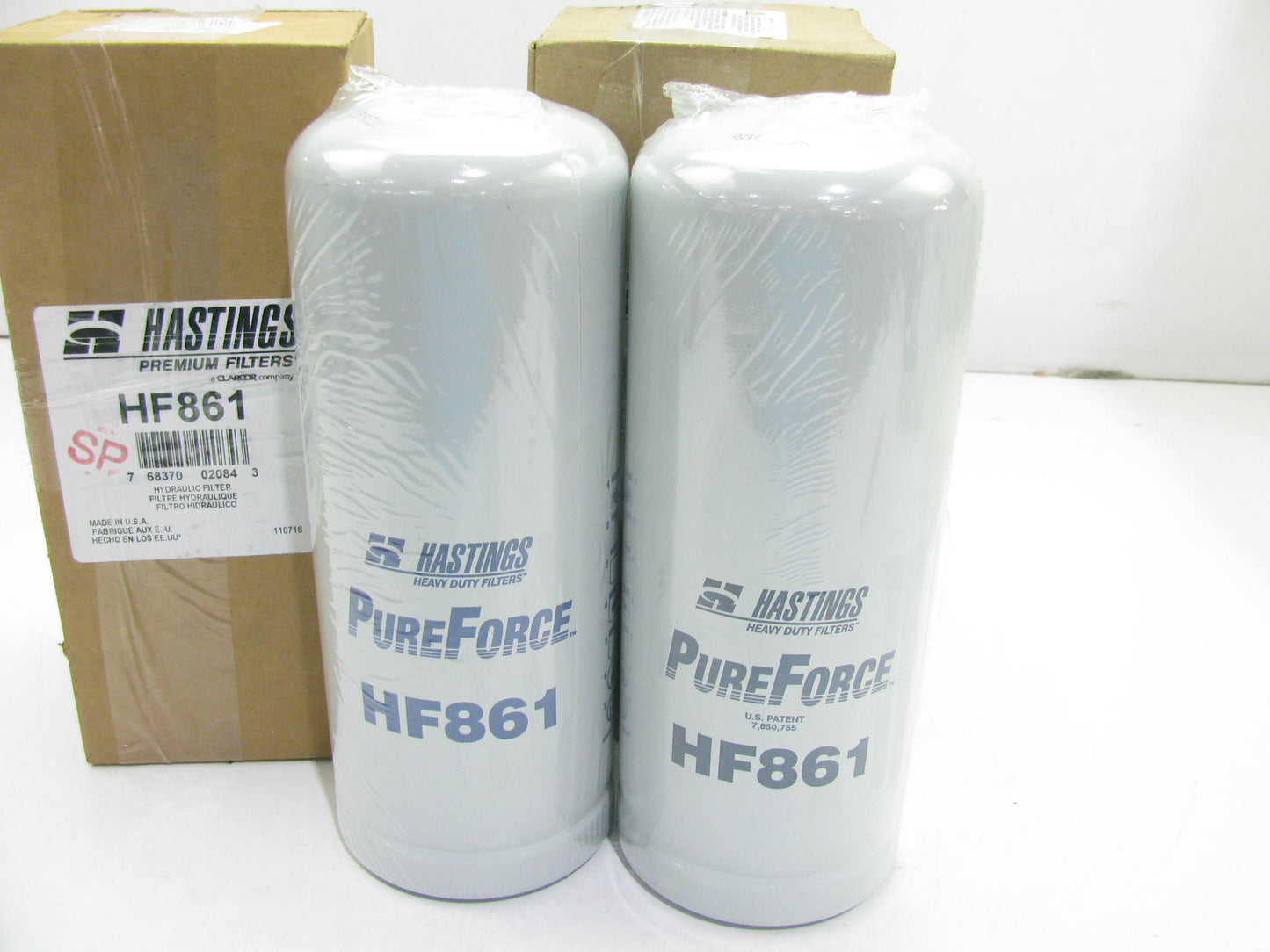 (2) Hastings HF861 Hydraulic Oil Filter Replaces 57247 H55221 LFH4990 HF6553