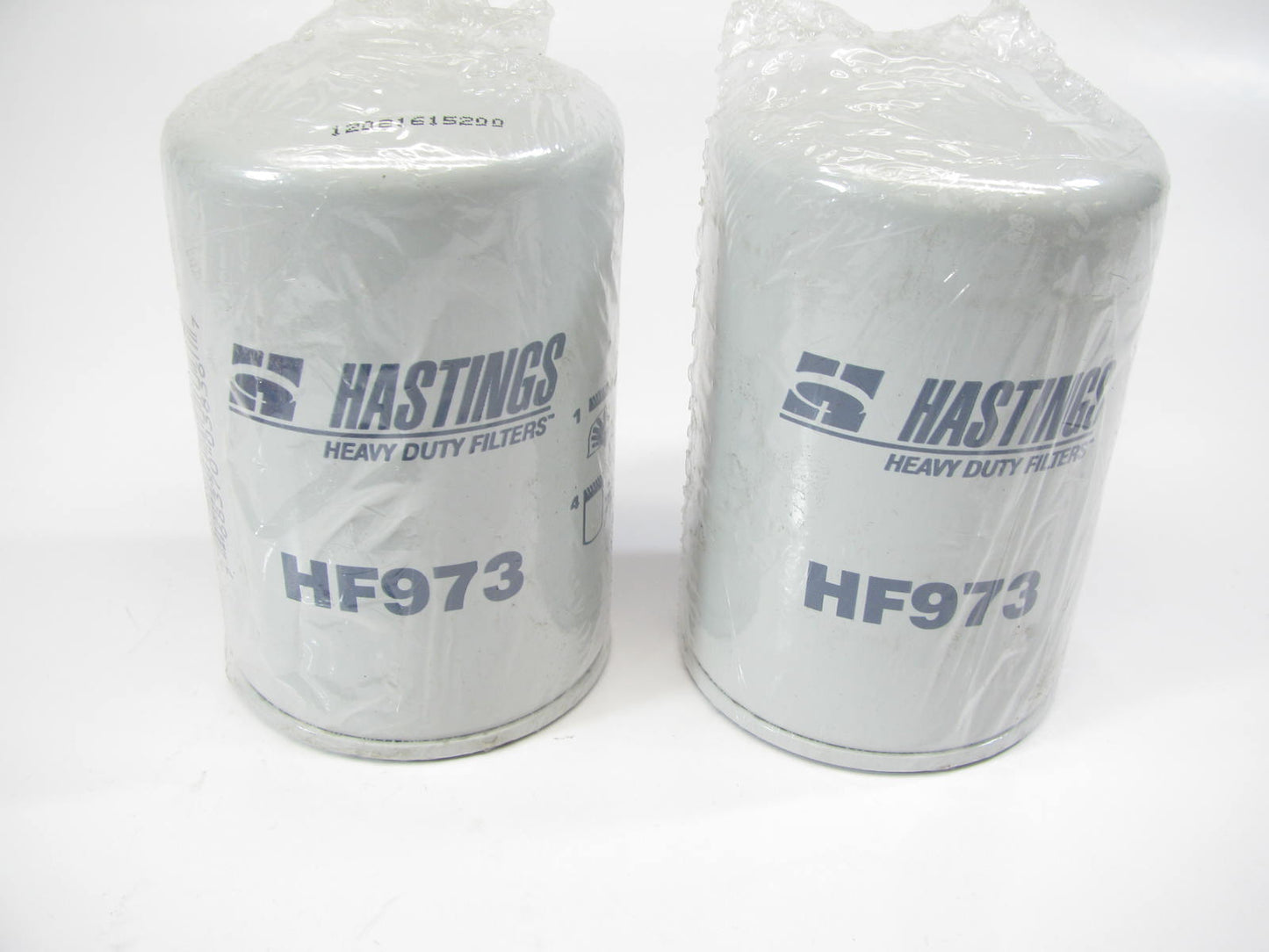 (2) Hastings HF973 Hydraulic Oil Filter Replaces P8707 57116 L25100 LF351 84412