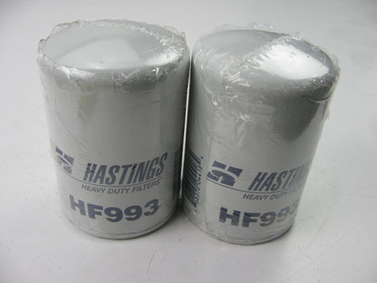 (2) Hastings HF993 Hydraulic Oil Filter Replaces BT260 60187-6 HF734 92664 P1657