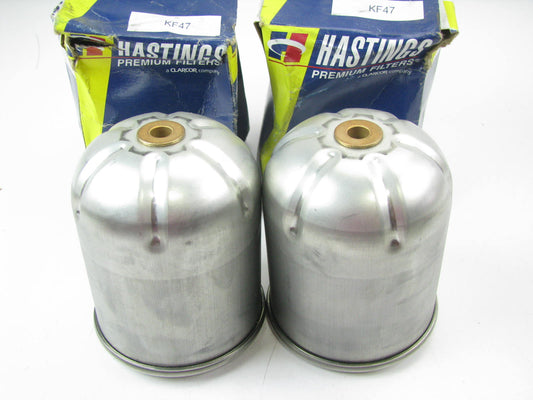 (2) Hastings KF47 Engine Oil Filter