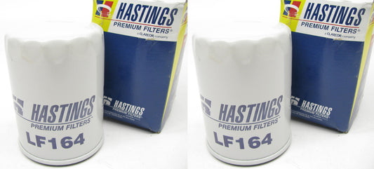 (2) Hastings LF164 Engine Oil Filters - PAIR