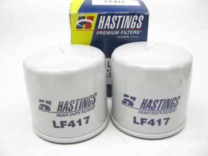 (2) Hastings LF417 Engine Oil Filter